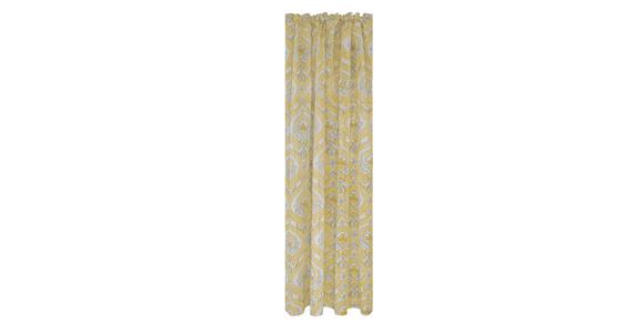 Vorhang mit Band Isabell 140x245 cm Gelb - Gelb, ROMANTIK / LANDHAUS, Textil (140/245cm) - James Wood