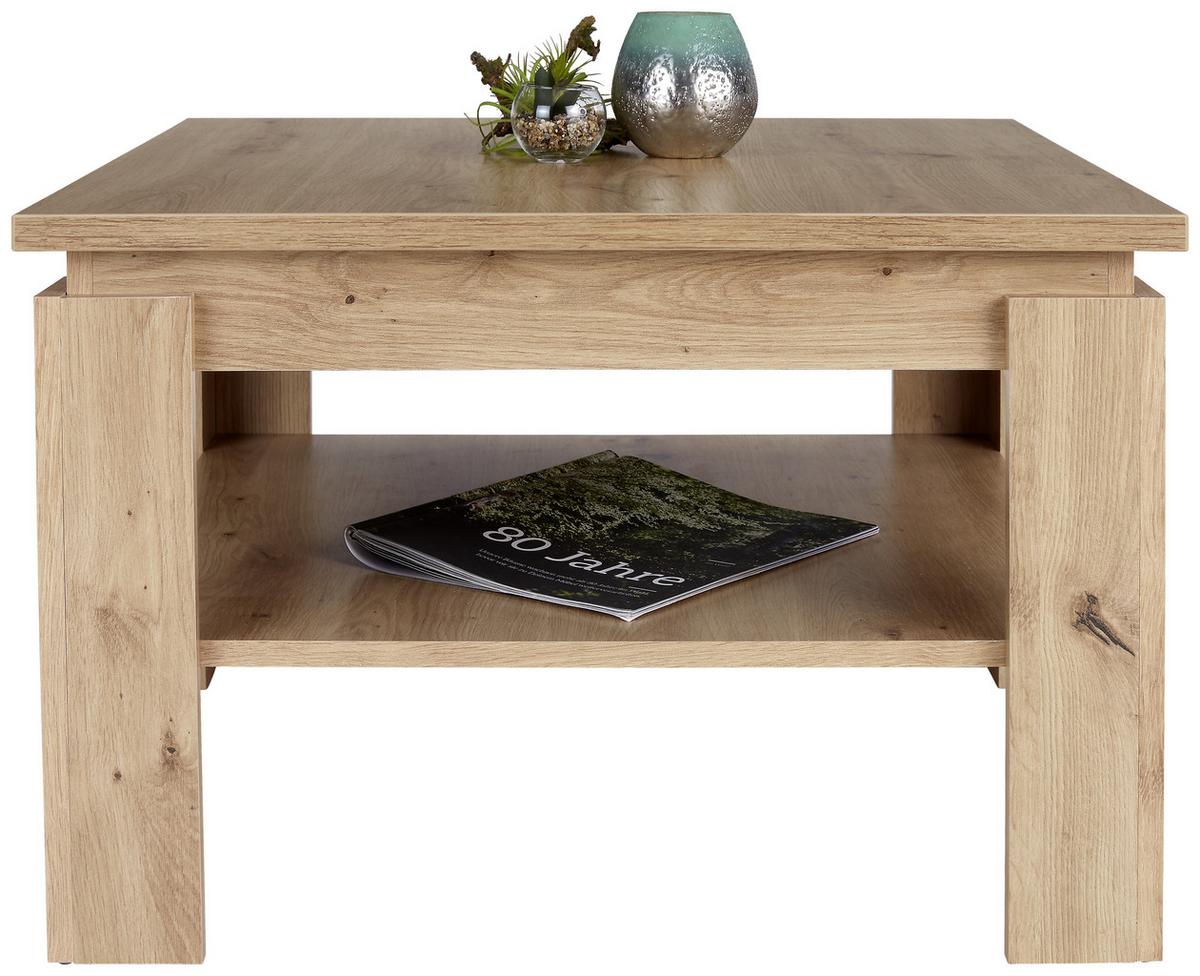 KONFERENČNÝ STOLÍK NIZZA 1 - biela/farba duba, Modern, kompozitné drevo (70/45/70cm)