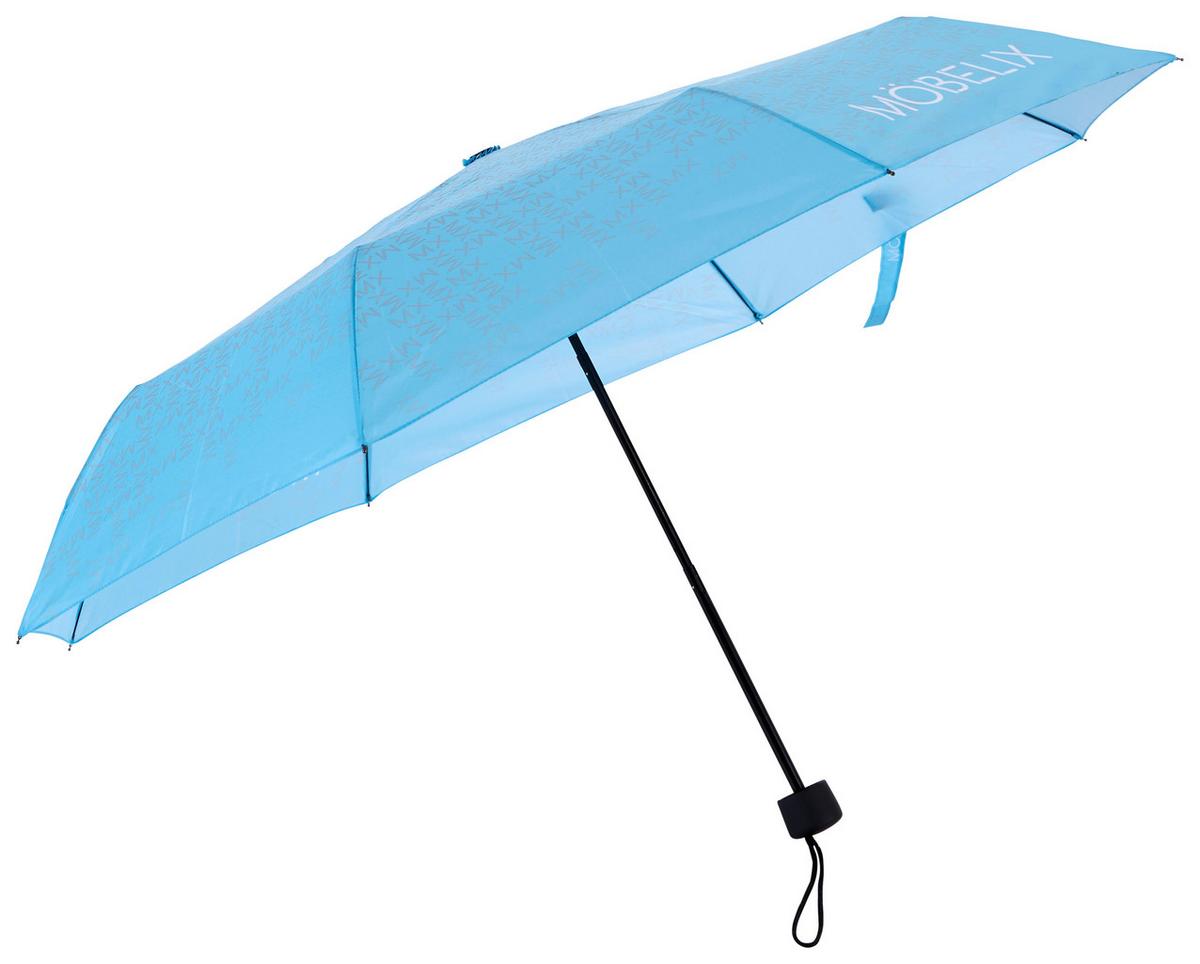 Regenschirm Trend Mini Hellblau ⌀ 96 cm - Basics, Textil/Metall (96cm)