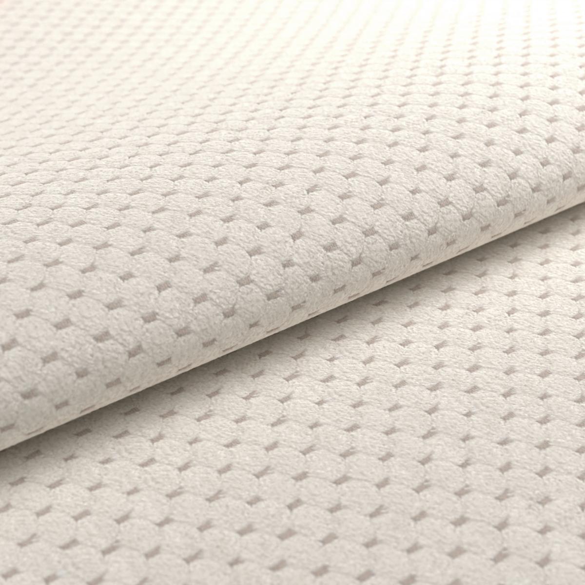 Hocker Gemini Cremefarben, B: 108cm - Chromfarben/Creme, KONVENTIONELL, Textil (108/46/108cm)