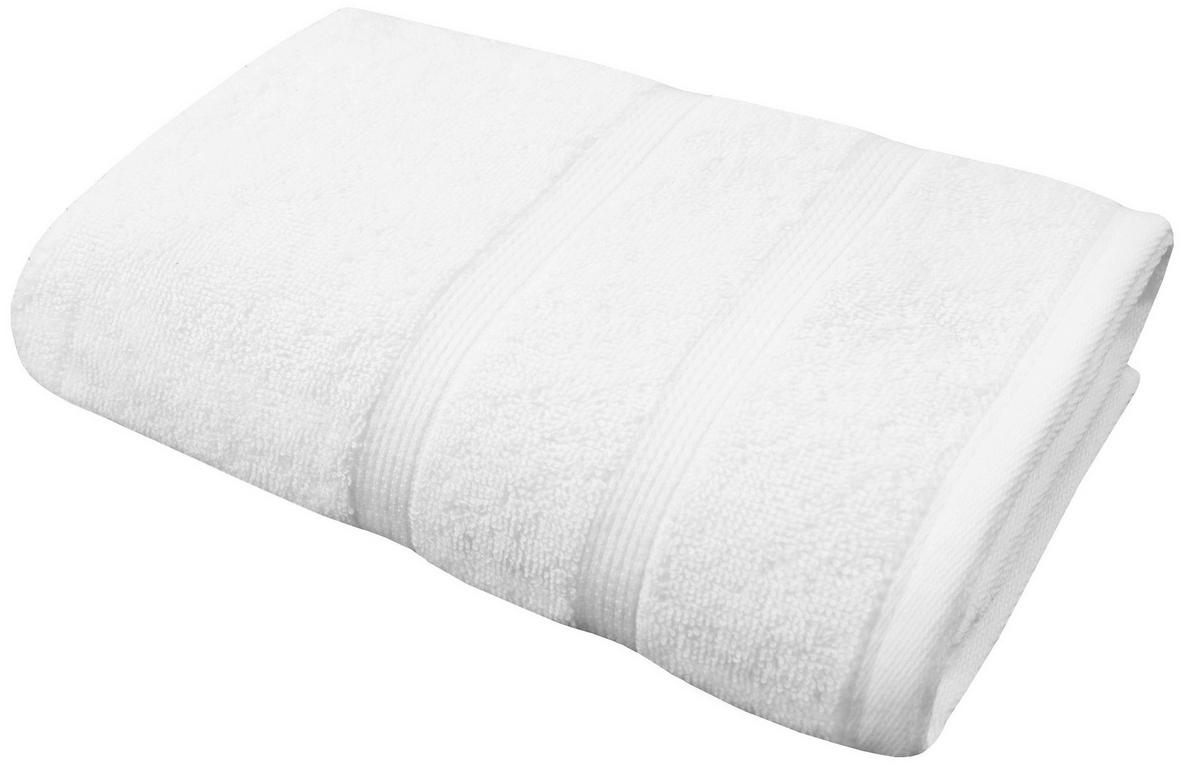 Handtuch Katharina Baumwolle 450g/M2 Weiß 50x100 cm - Weiß, LIFESTYLE, Textil (50/100cm) - Framsohn