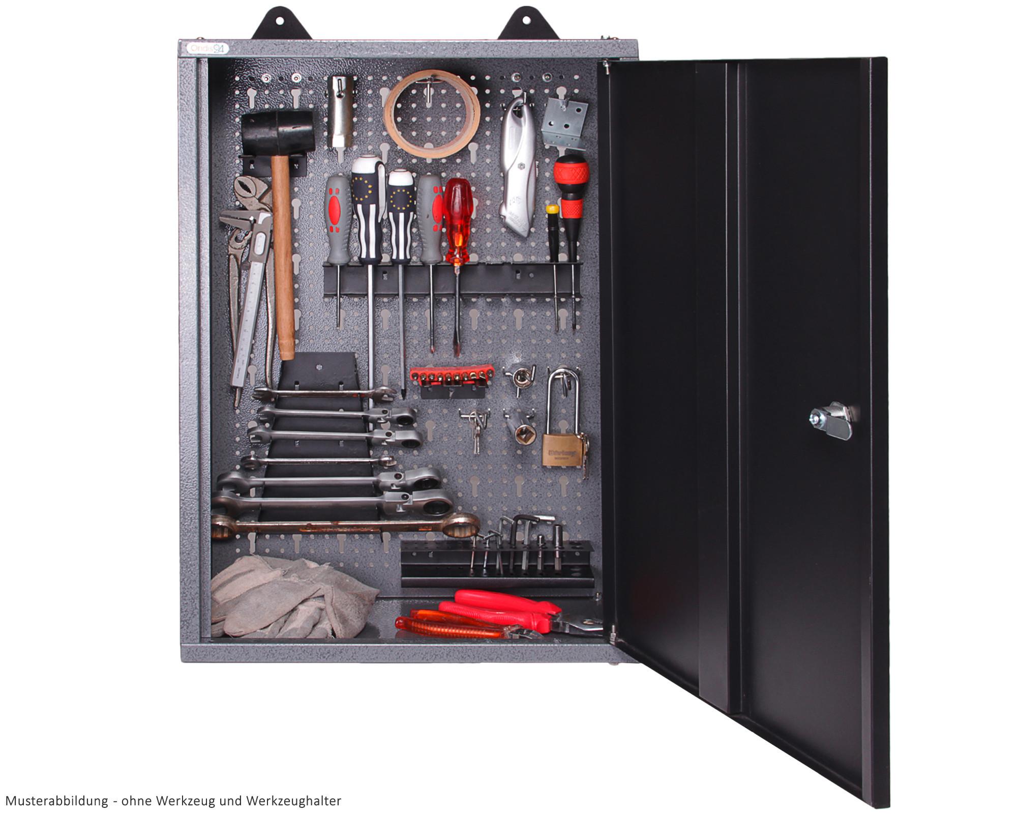 Werkzeugschrank Stahl Anthrazit/grau B: 42 Cm - Anthrazit/Grau, Basics, Metall (42/60/20cm)