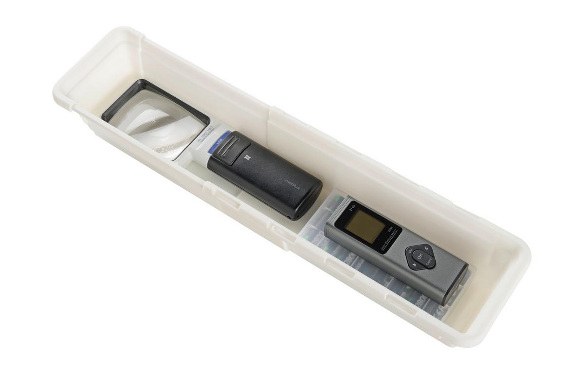 Rozdělovač do zásuvky VARIO - L - bílá, Konvenční, plast (25-38/9,5/6cm) - Mömax