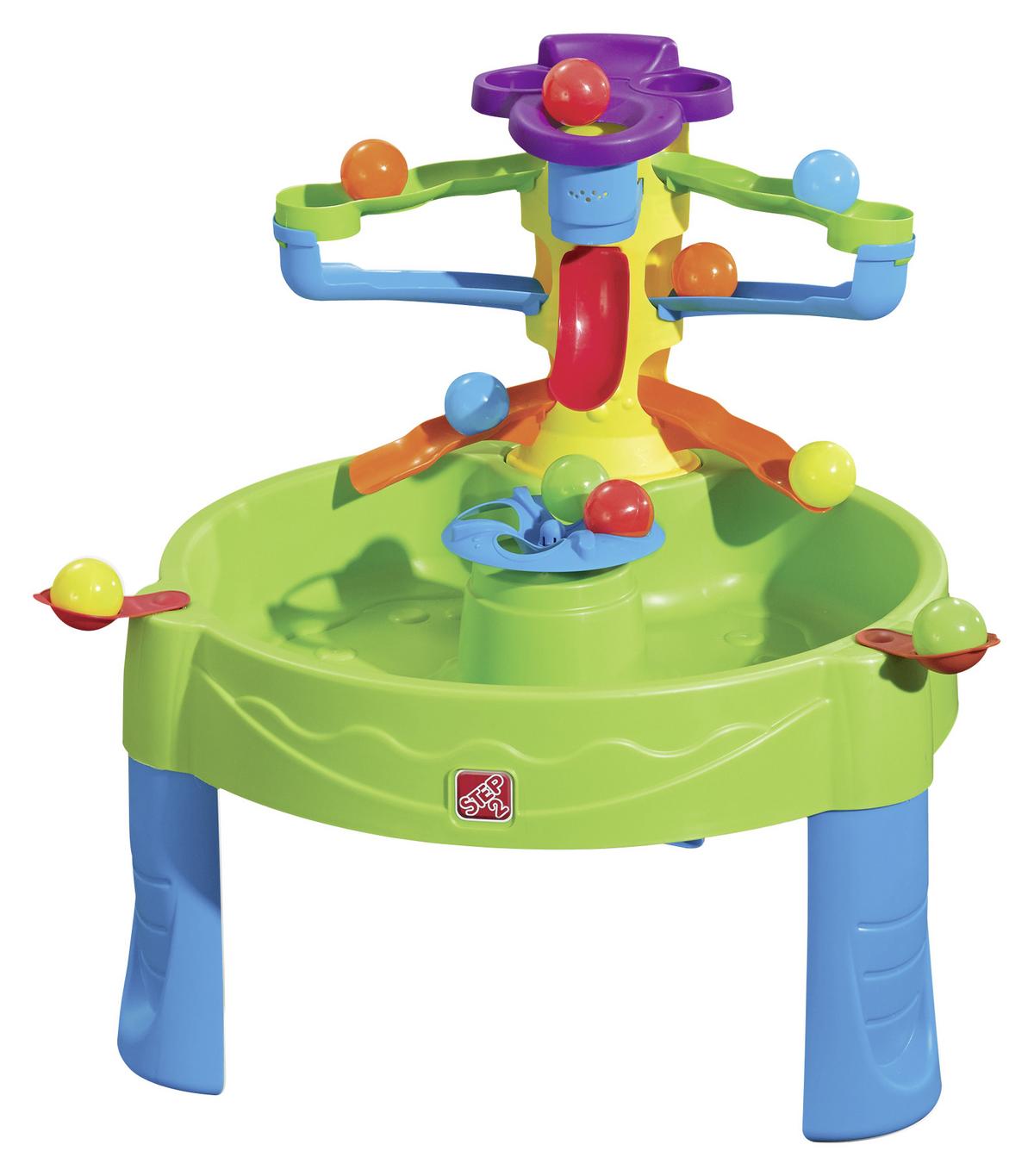Sand- und Wassertisch Busy Ball DxH 80x,70,8 cm Bunt - Multicolor, MODERN, Kunststoff (80/70,8/80cm) - Ambia Garden