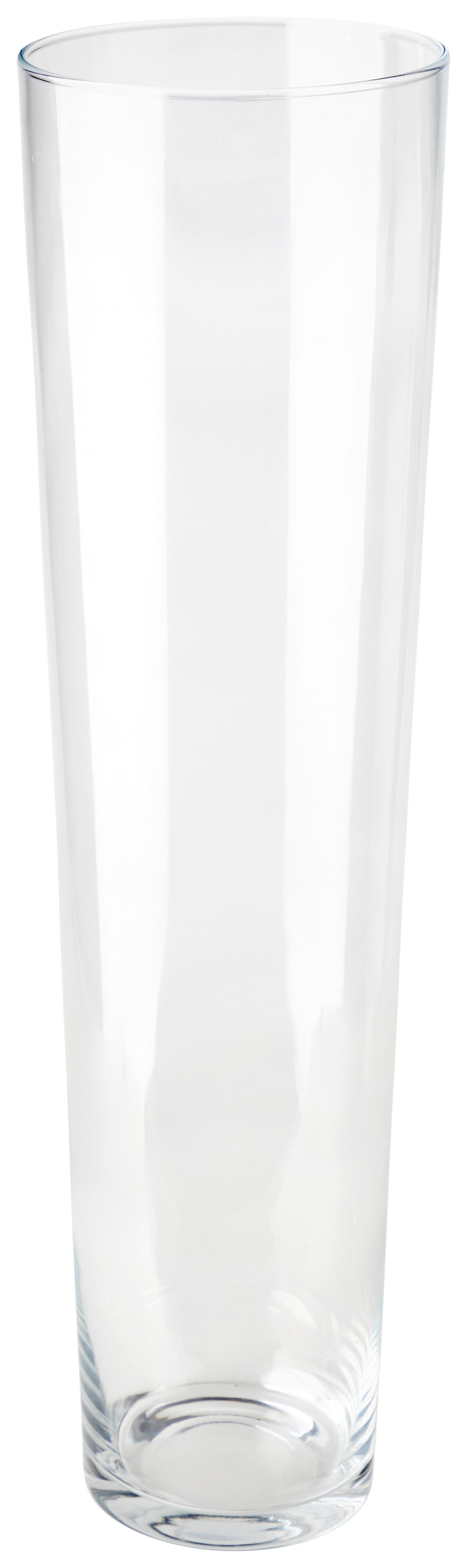 Vase Rebeka Konisch Kalk-Soda-Glas H: ca. 69 cm - Klar, Basics, Glas (19/69cm) - Ondega