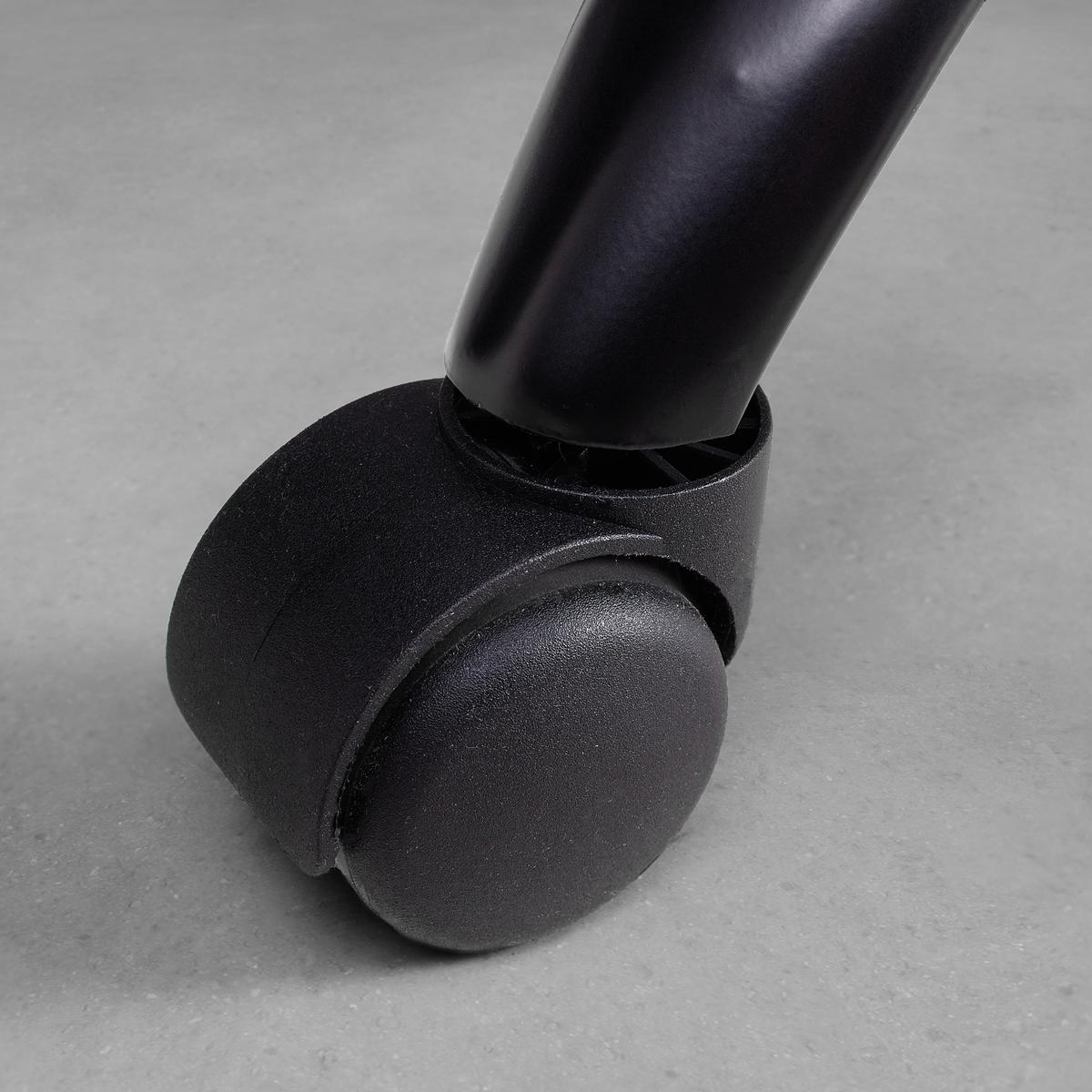 Otočná stolička TOM -CENOVÝ TRHÁK - čierna/sivá, Modern, kov/textil (55/79-89/56cm) - Based