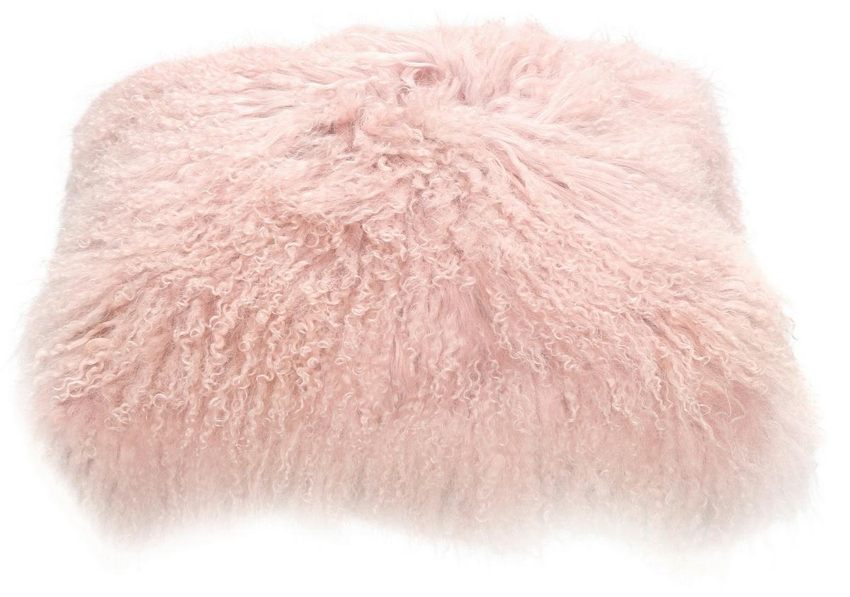 KOŽUŠINOVÝ VANKÚŠ SHAUN - ružová, Modern, textil (40/40cm) - Premium Living