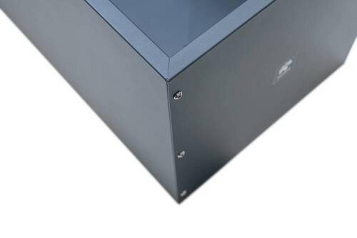 Pflanzentopf Pflanzkasten 150x50x50 - Anthrazit, Basics, Metall (50/50/150cm)