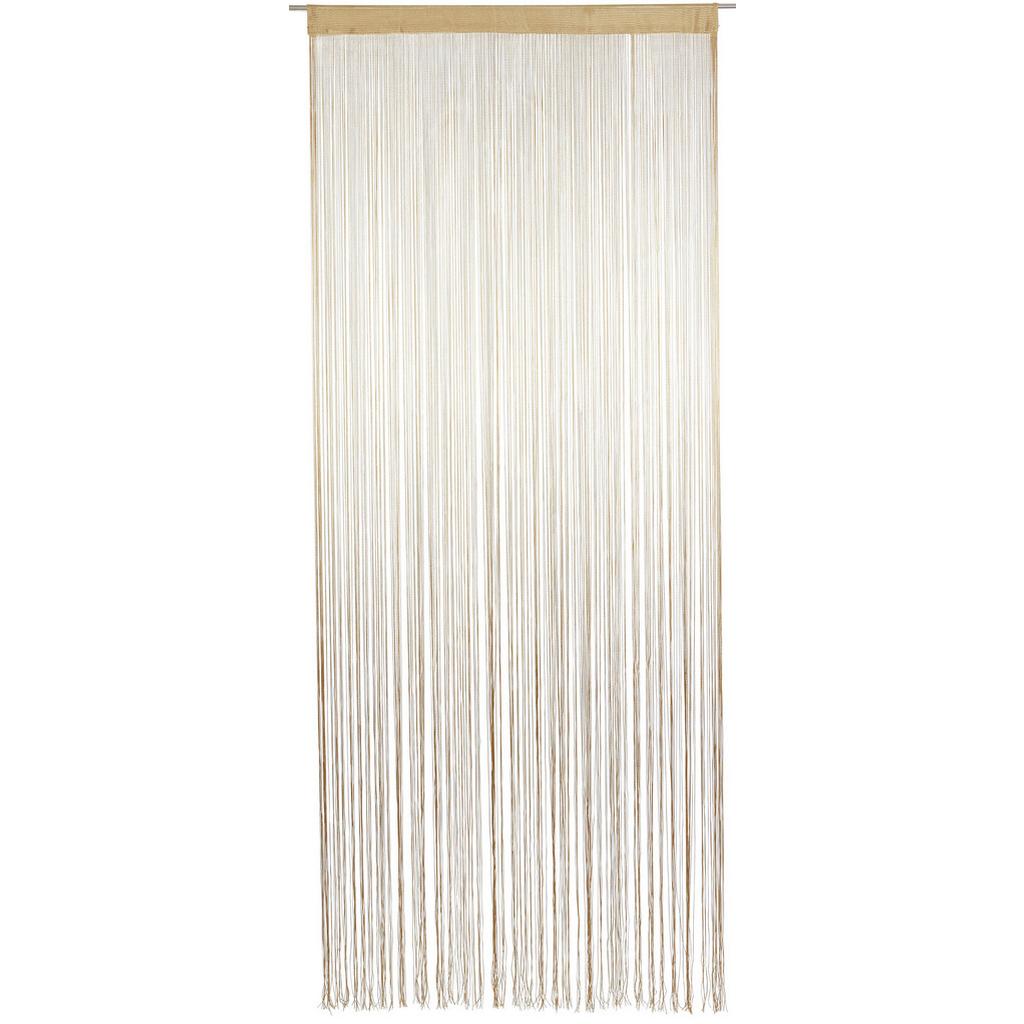 Fadenvorhang + Stangendurchzug Marietta 90x245 Cm Natur