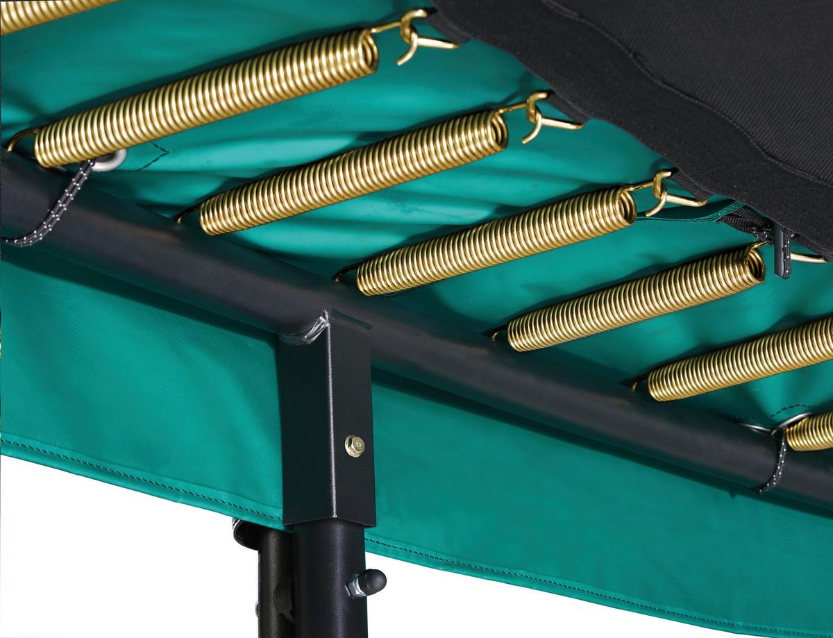 Trampolin 5376g - Grün, KONVENTIONELL, Metall (244/427cm) - Salta