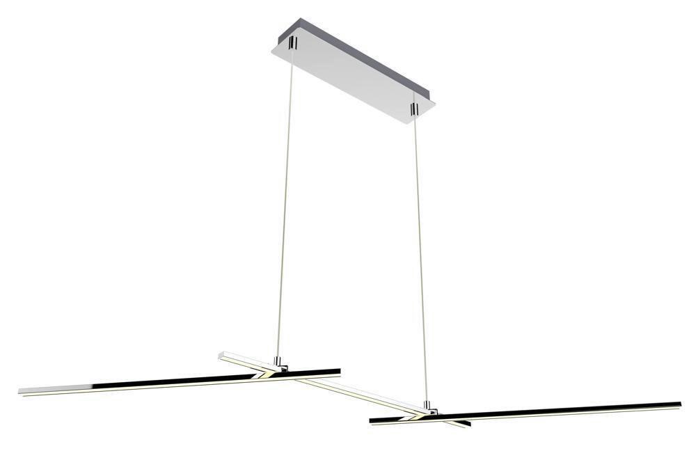 Led-pendelleuchte A0021-330 Thasos - Chromfarben, Design, Metall (103/23/120cm)