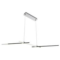 Led-pendelleuchte A0021-330 Thasos - Chromfarben, Design, Metall (103/23/120cm)