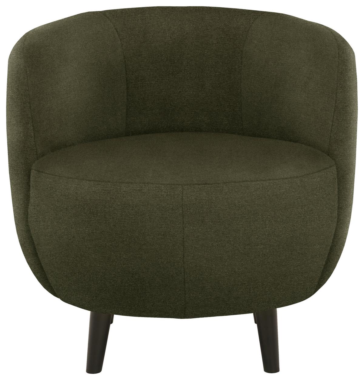 Sessel Looks Xiv - Schwarz/Grün, Design, Textil (72/72/76cm) - LOOKS by W.Joop
