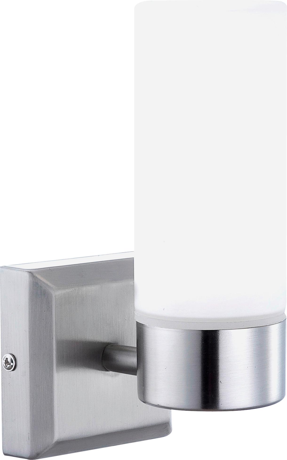 Wandleuchte Space 1-Flammig mit Opalglas-Schirm - Opal, Basics, Glas/Metall (8/11/18,5cm) - Globo