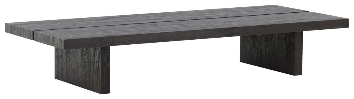 Couchtisch Lancester - Schwarz, Design, Holz (140/60/25cm) - Livetastic