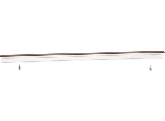 Vorhangschiene 150 cm - Nussbaumfarben/Weiß, KONVENTIONELL, Kunststoff (150/5/7.5cm) - Ombra Vorhangschiene 150 cm - Nussbaumfarben/Weiß, KONVENTIONELL, Kunststoff (150/5/7.5cm) - Ombra