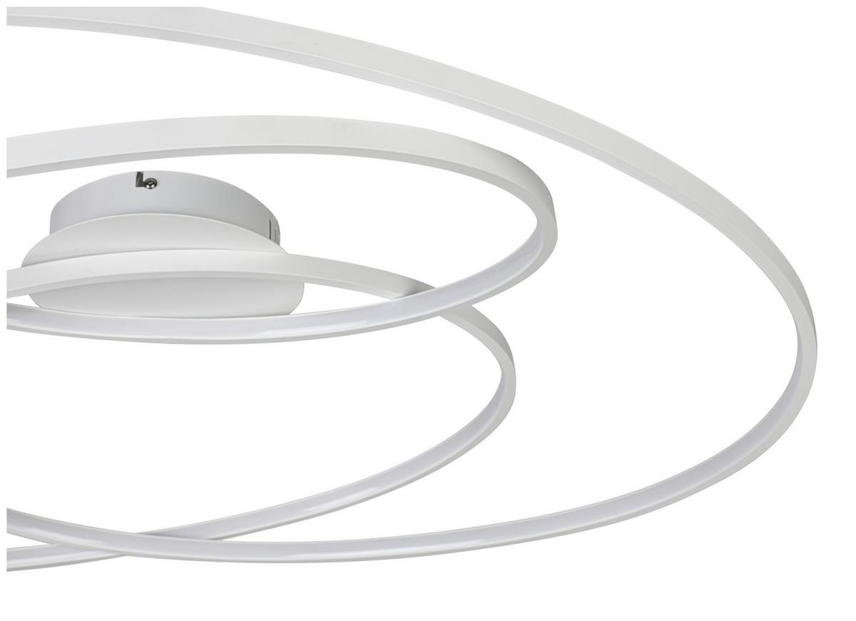 STROPNÉ LED SVIETIDLO WILMA - biela, Modern, kov/plast (65/80/15,5cm) - Mömax