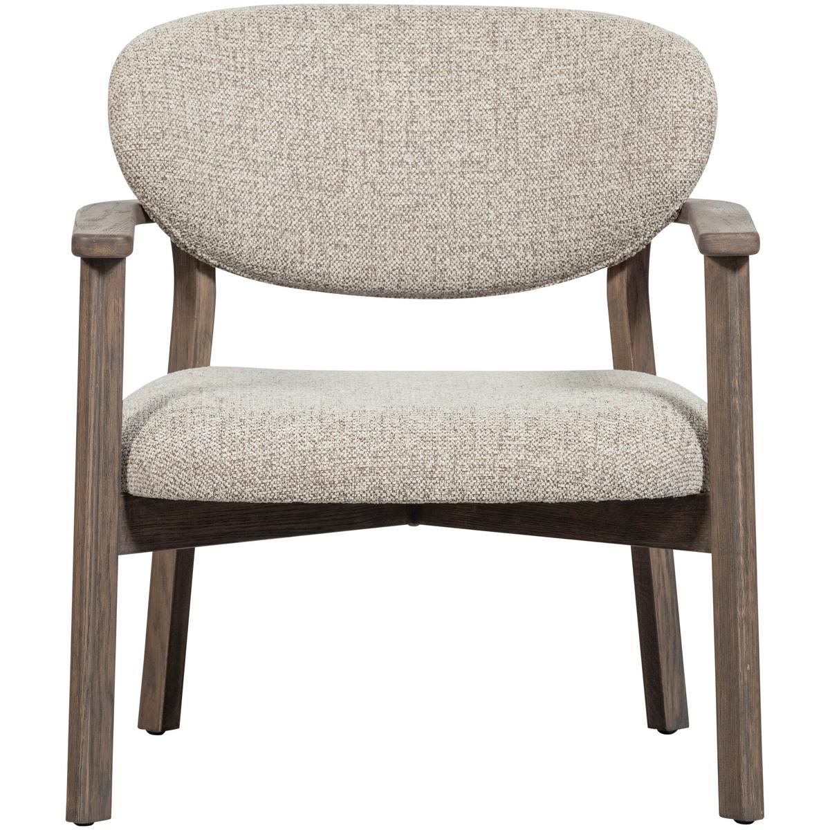 Sessel Udar Braun B: 68cm - Braun, Design, Holz/Textil (68/76/75cm) - Livetastic