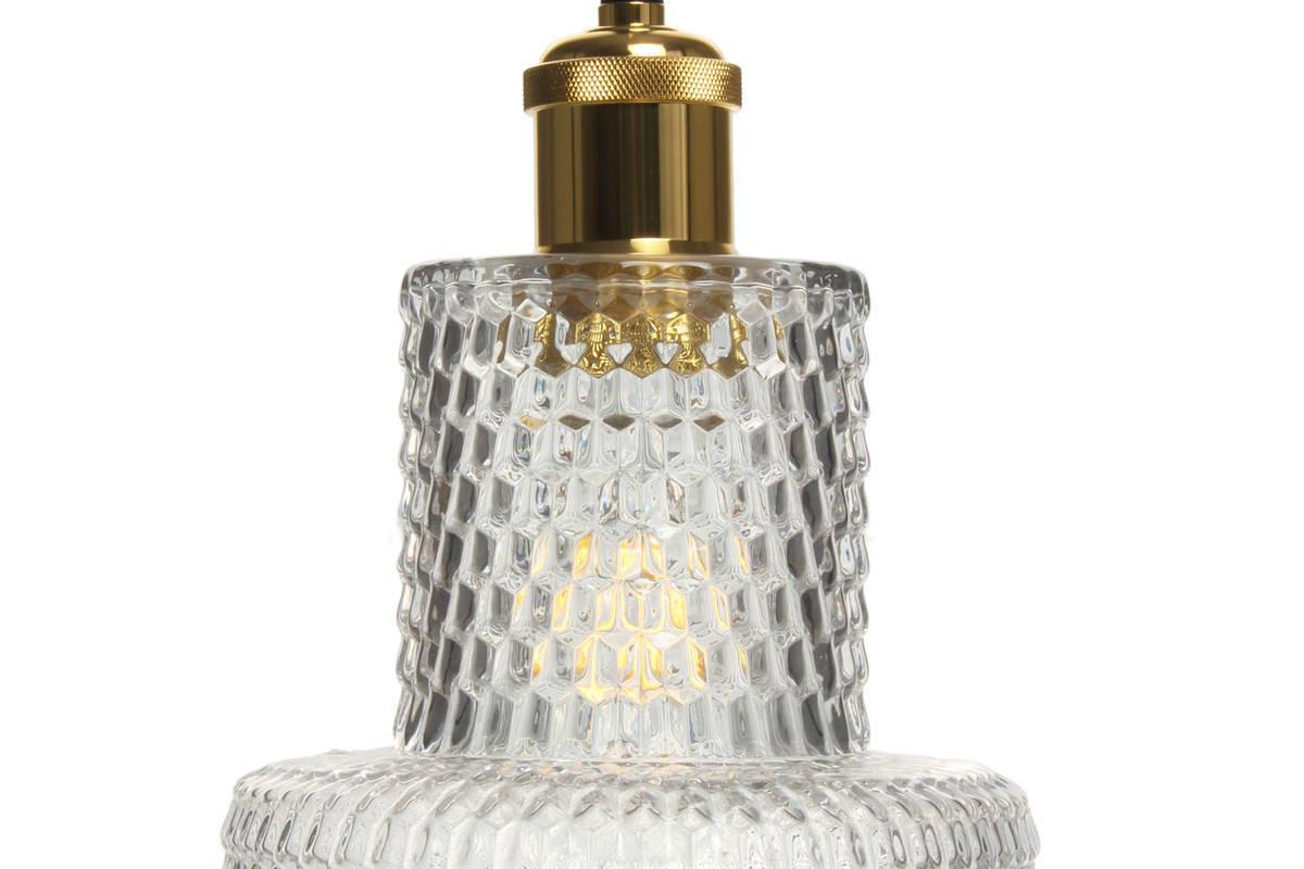 Hängeleuchte Mona H: 27 Cm 1-Flammig - Klar, Trend, Glas (17/27/17cm) - Kayoom