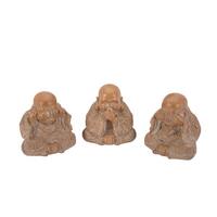Buddha Balu - Naturfarben/Weiß, LIFESTYLE, Kunststoff (12/10cm) - Luca Bessoni