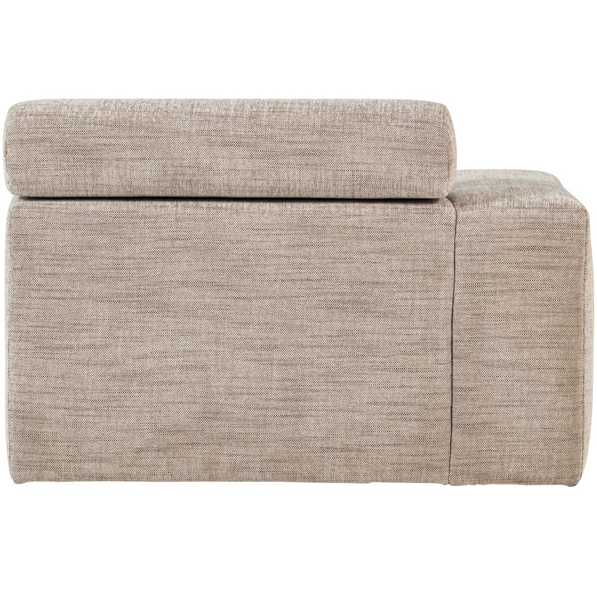 SOFAELEMENT Novi Naturfarben B: 109cm - Schwarz/Naturfarben, Design, Textil (109/86/173cm) - Livetastic