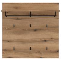 Garderobenpaneel Delamar Eichefarben Dekor B: 88,2 cm - Eichefarben, Trend, Holzwerkstoff (88,2/86,5/28cm)