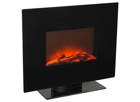 Elektrokamin 1400/1600w Schwarz 2 Heizstufen Flammeff - Schwarz, Design, Glas/Metall (60/47/50,9/13/26cm) Elektrokamin 1400/1600w Schwarz 2 Heizstufen Flammeff - Schwarz, Design, Glas/Metall (60/47/50,9/13/26cm)
