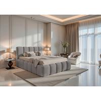 Polsterbett Artamide Grau Lf: 140x200 Cm - Grau, MODERN, Holz/Textil (140/200cm) - Livetastic