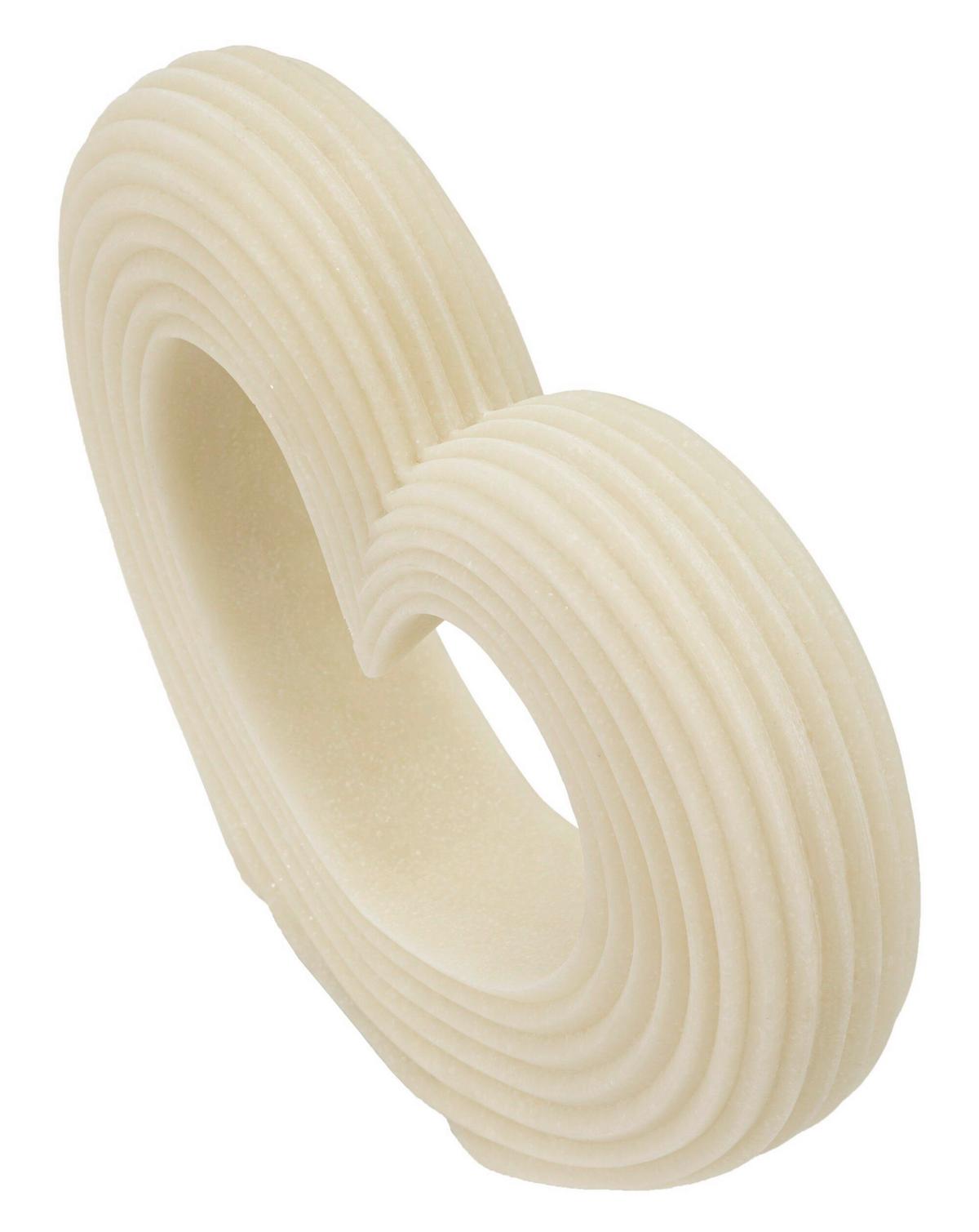 Skulptur Kunststoff, Weiß - Basics, Kunststoff (30/26/7cm)