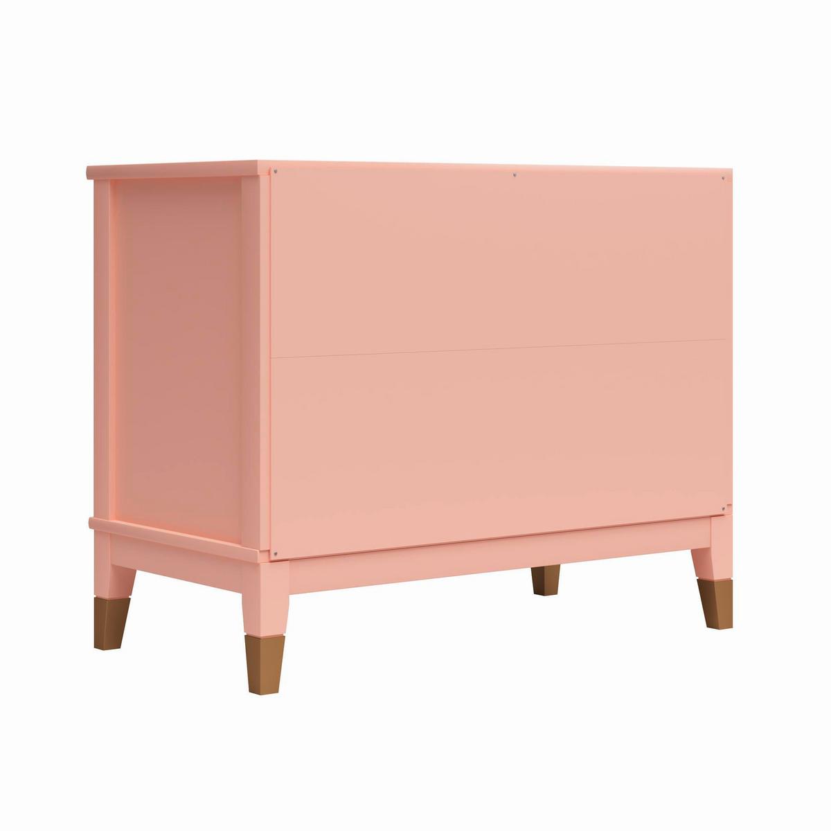 Nachttisch Westerleigh Hellrosa B: 76 Cm - Hellrosa, Design, Holzwerkstoff (76/61/40cm) - MID.YOU