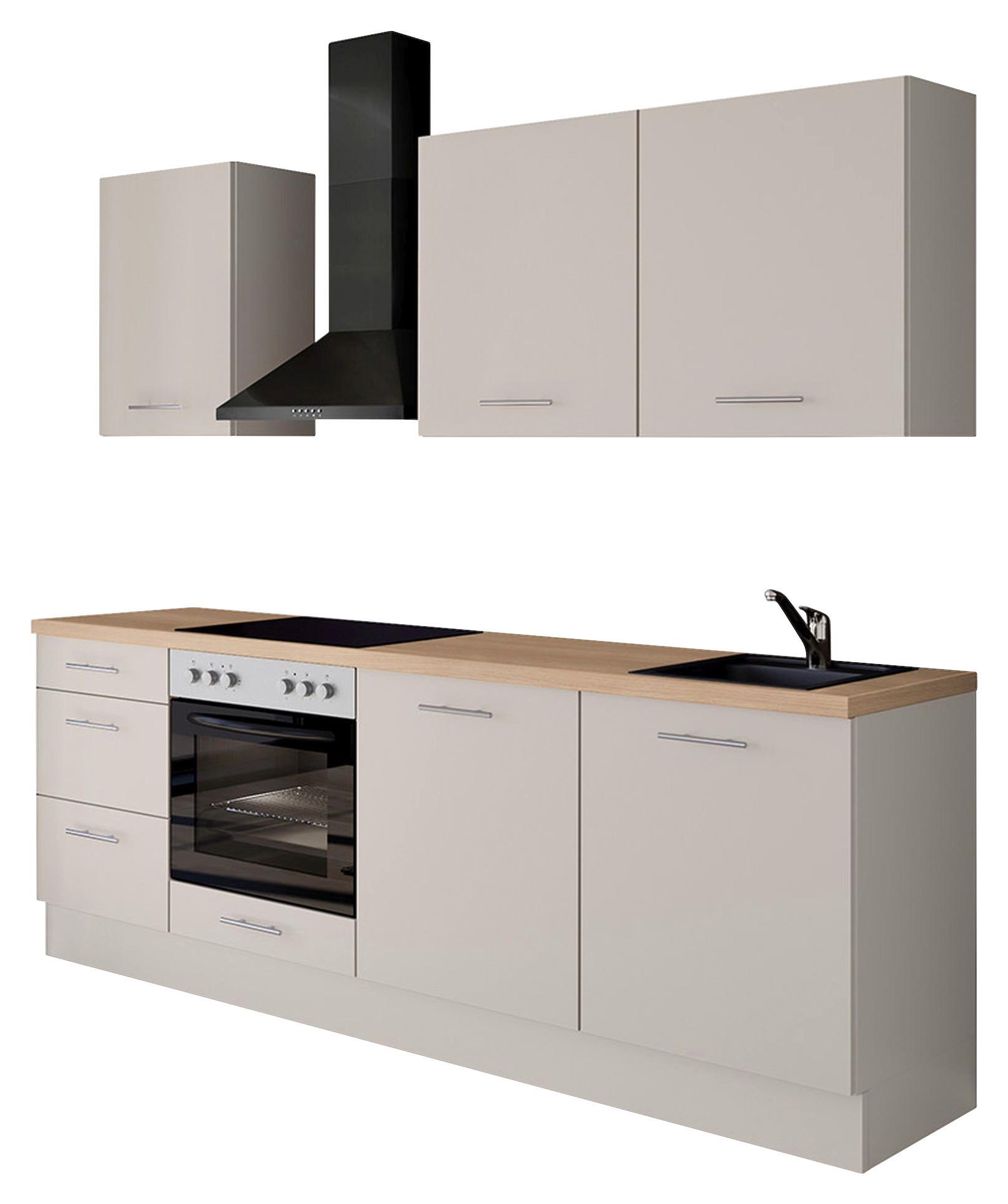 Küchenleerblock Ip3150 - Eichefarben/Magnolie, Design, Holzwerkstoff (230cm) - Impuls