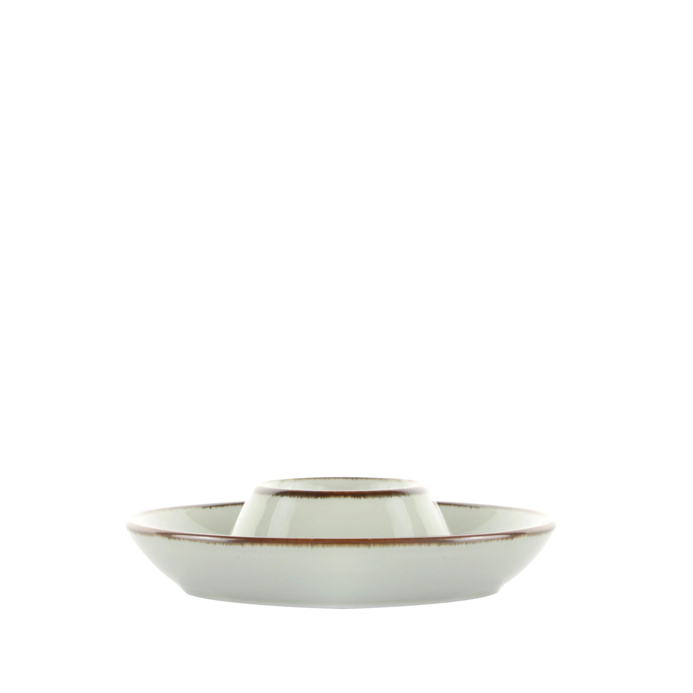 kalíšek na vejce CAPRI - krémová, Moderní, keramika (14cm) - Mömax