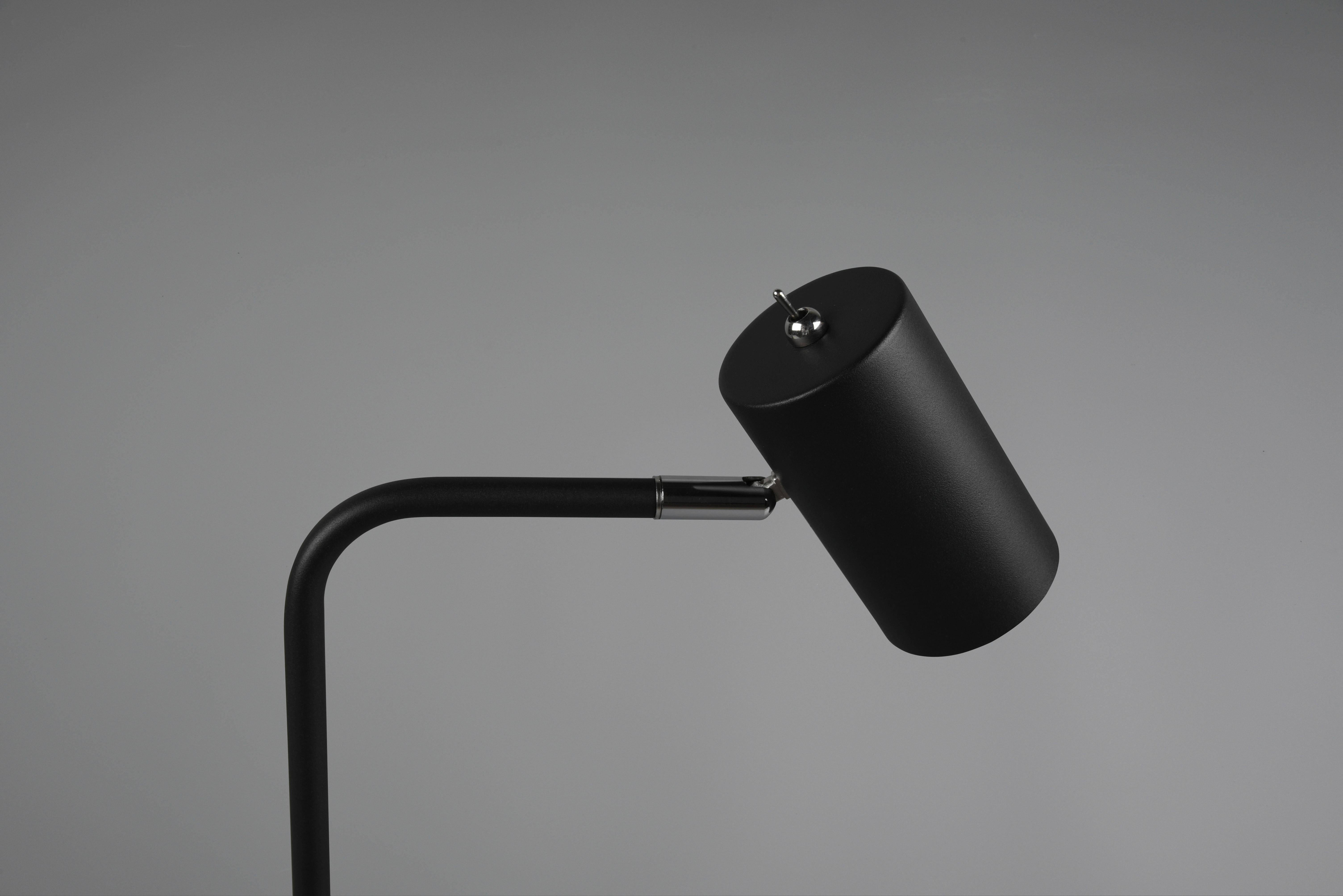 Tischlampe MERLEY von Trio Leuchten aus Metall in Schwarz Detail