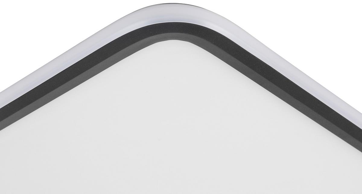 LED-stropné svietidlo MIYU - čierna/biela, Modern, kov/plast (45/45/5,5cm) - Bessagi Home