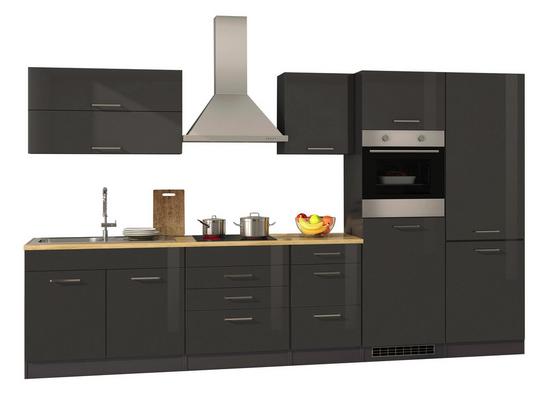 Kompakt, mit ausreichend Stauraum und schöner Optik Kompakte Küchenzeile mit Elektrogeräten