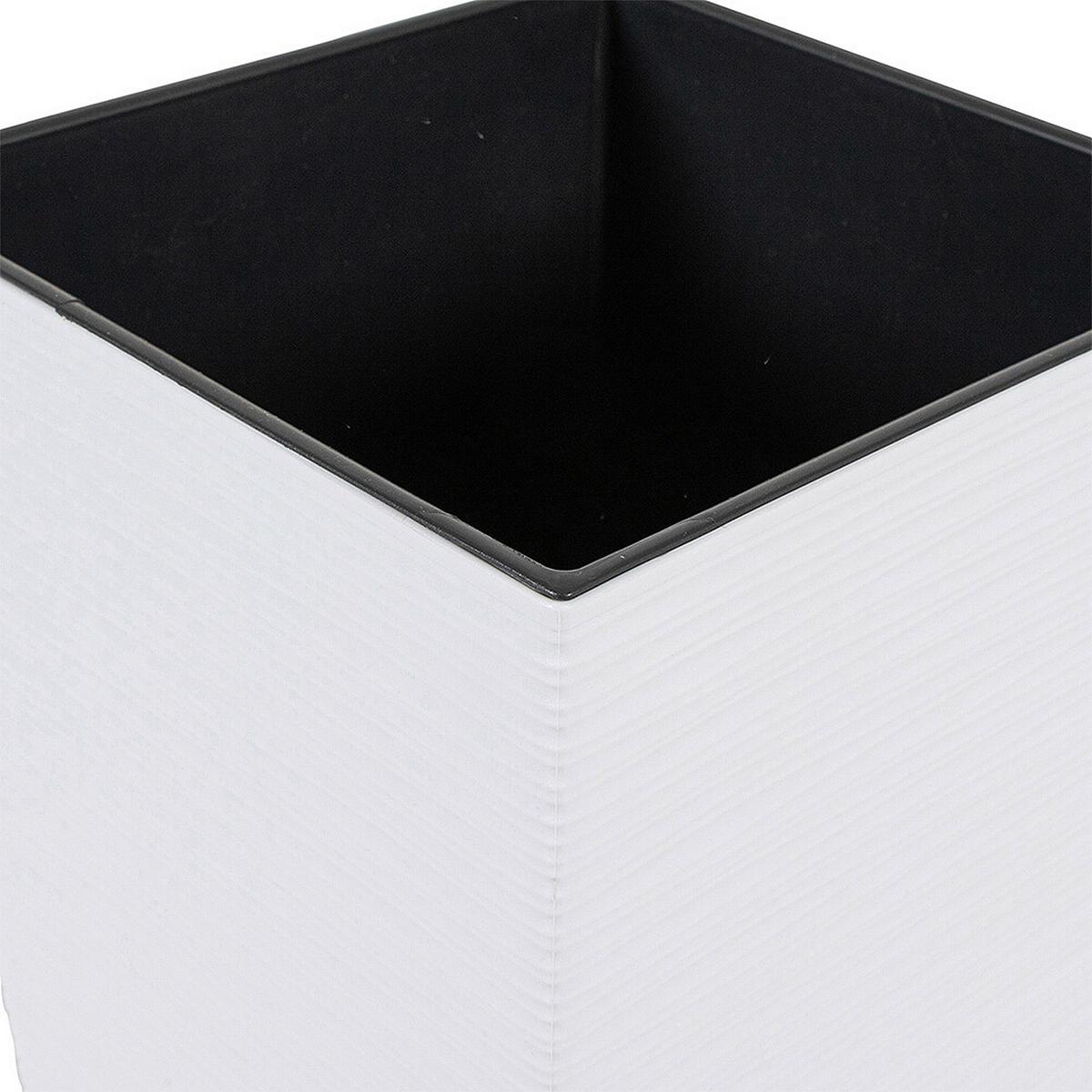 Pflanzentopf Weiß B: 30 Cm - Weiß, Basics, Kunststoff (30/57/30cm) - Siena Garden