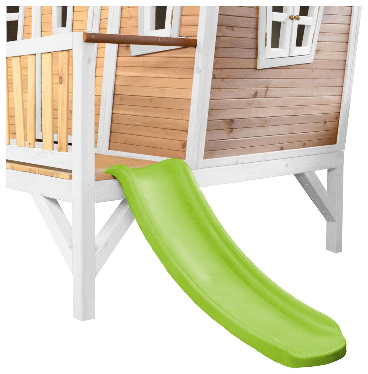 Spielhaus A030.108.11 - Hellgrün/Braun, KONVENTIONELL, Holz/Kunststoff (123/12,8/152cm) - Ambia Garden