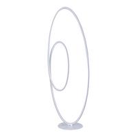 LED-Stehlampe dimmbar Weiß rund, Drehdimmer - Basics (25/40cm) - Näve