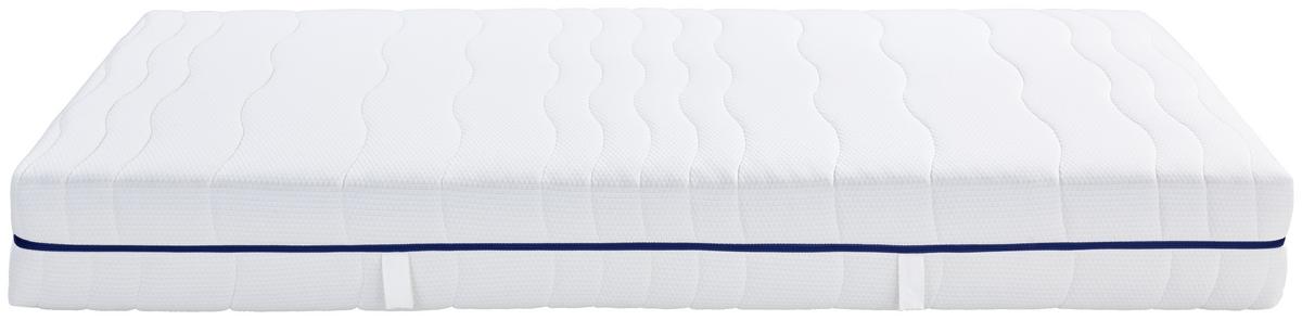 Taschenfederkernmatratze Dream 90x200cm Mittelfest - Weiß, KONVENTIONELL, Textil/Metall (90/200cm) - Livetastic