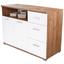 Komoda Roma1, 3 Laden, 2 Tüen - farby dubu/biela, Moderný, kompozitné drevo (138/80/45cm) Komoda Roma1, 3 Laden, 2 Tüen - farby dubu/biela, Moderný, kompozitné drevo (138/80/45cm)