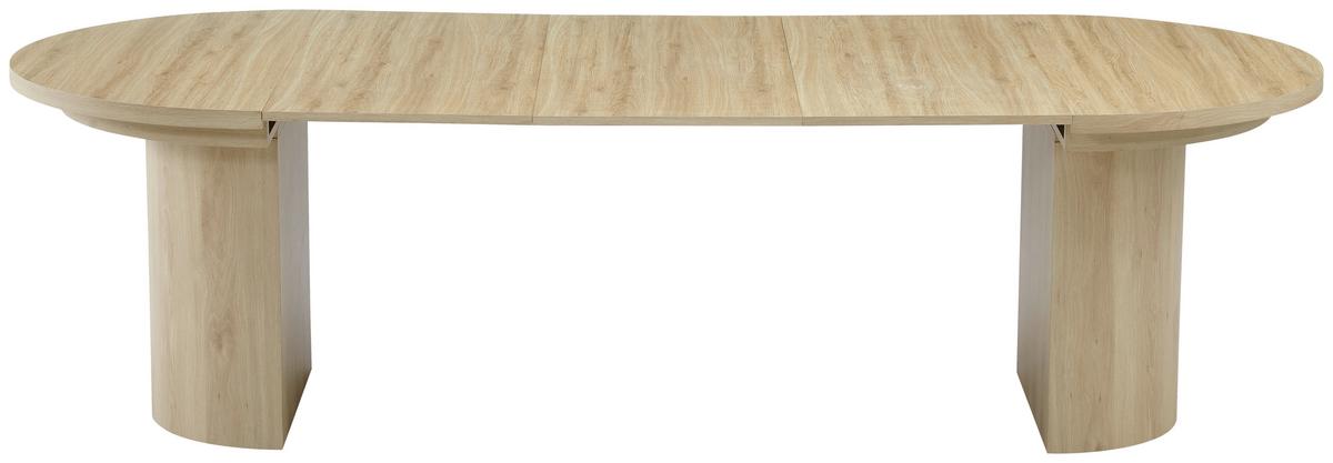 Esstisch Kiruna Eichefarben L: 115-268 cm - Eichefarben, MODERN, Holzwerkstoff (115/268/115/76cm) - P & B