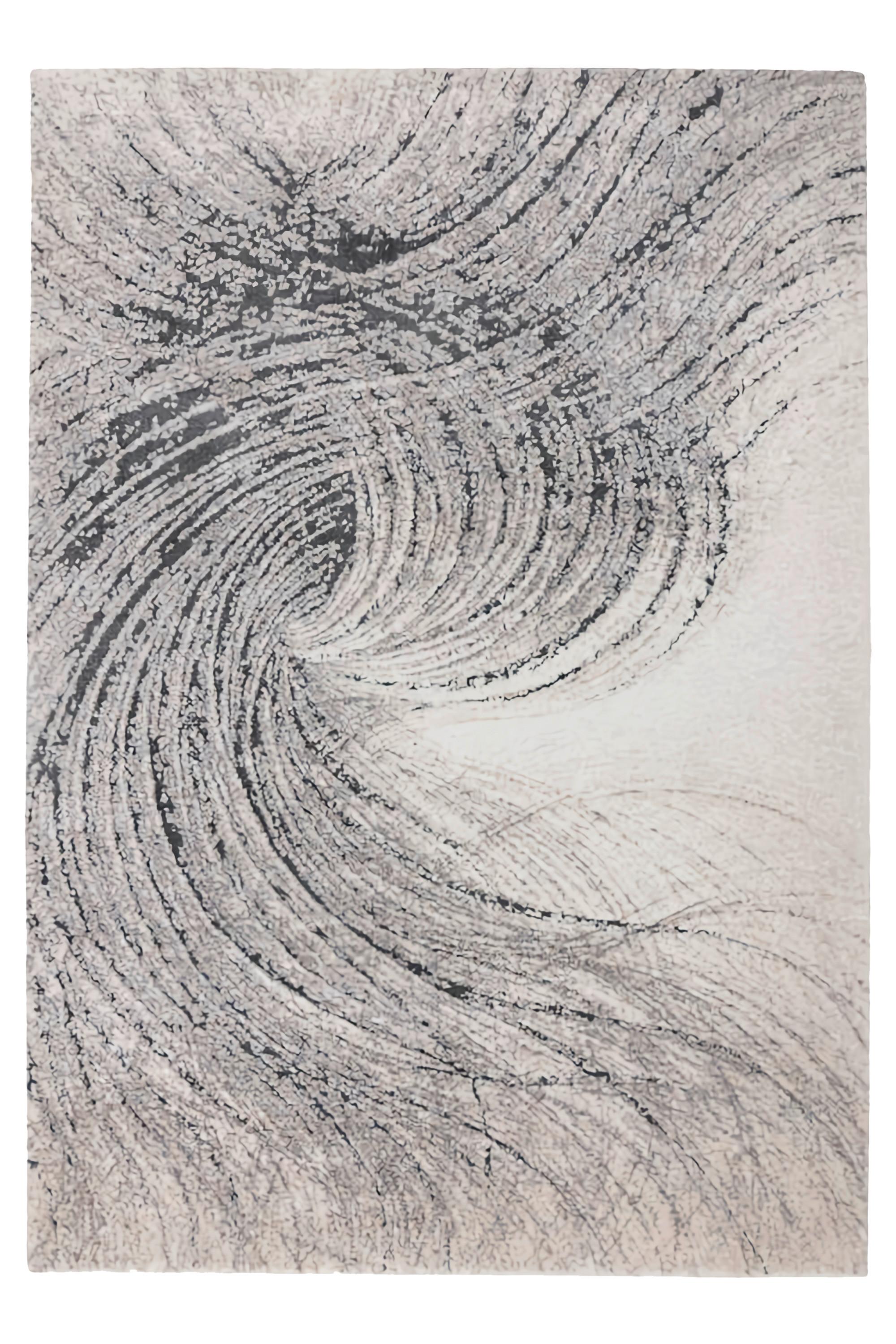 Webteppich MY BOLOGNA 462 GREY 120 X 170 - Grau, KONVENTIONELL, Kunststoff/Textil (120/170cm) - Obsession