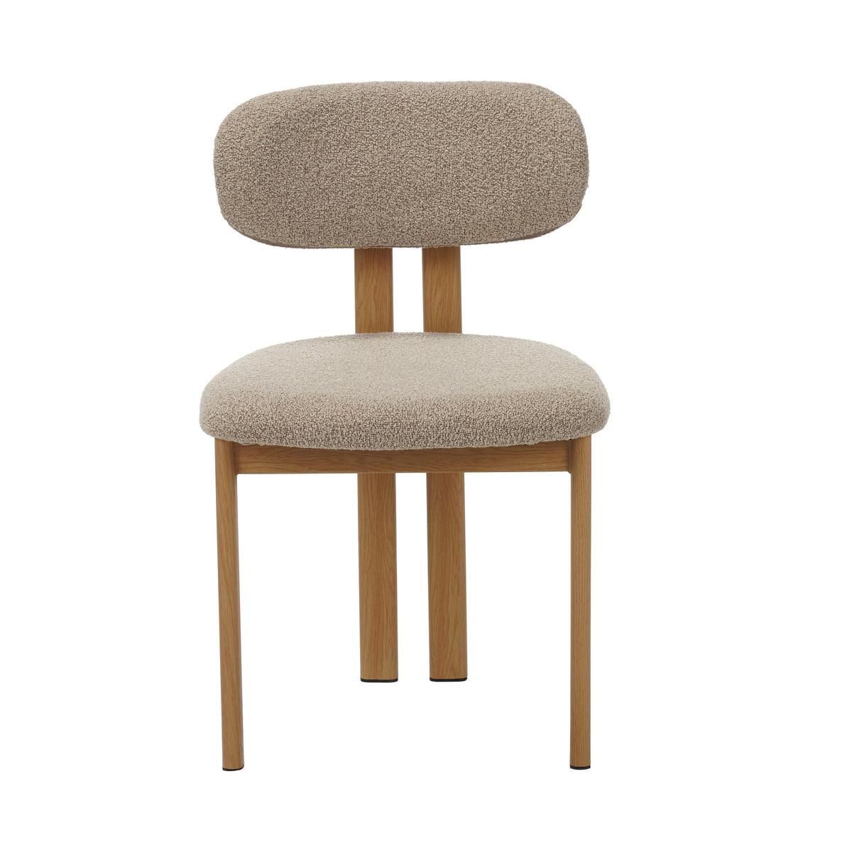 STUHL-SET Miyo Sandfarben B: 50cm - Sandfarben, MODERN, Textil/Metall (50/80/52cm) - Livetastic