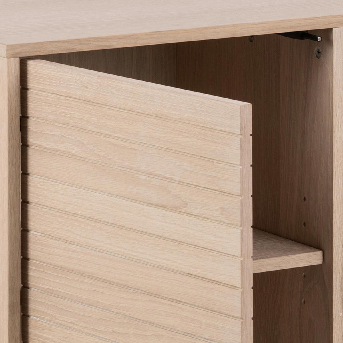 Komoda Linley dyha - biela/farba duba, Design, kompozitné drevo (135,4/80/40cm) - Livetastic