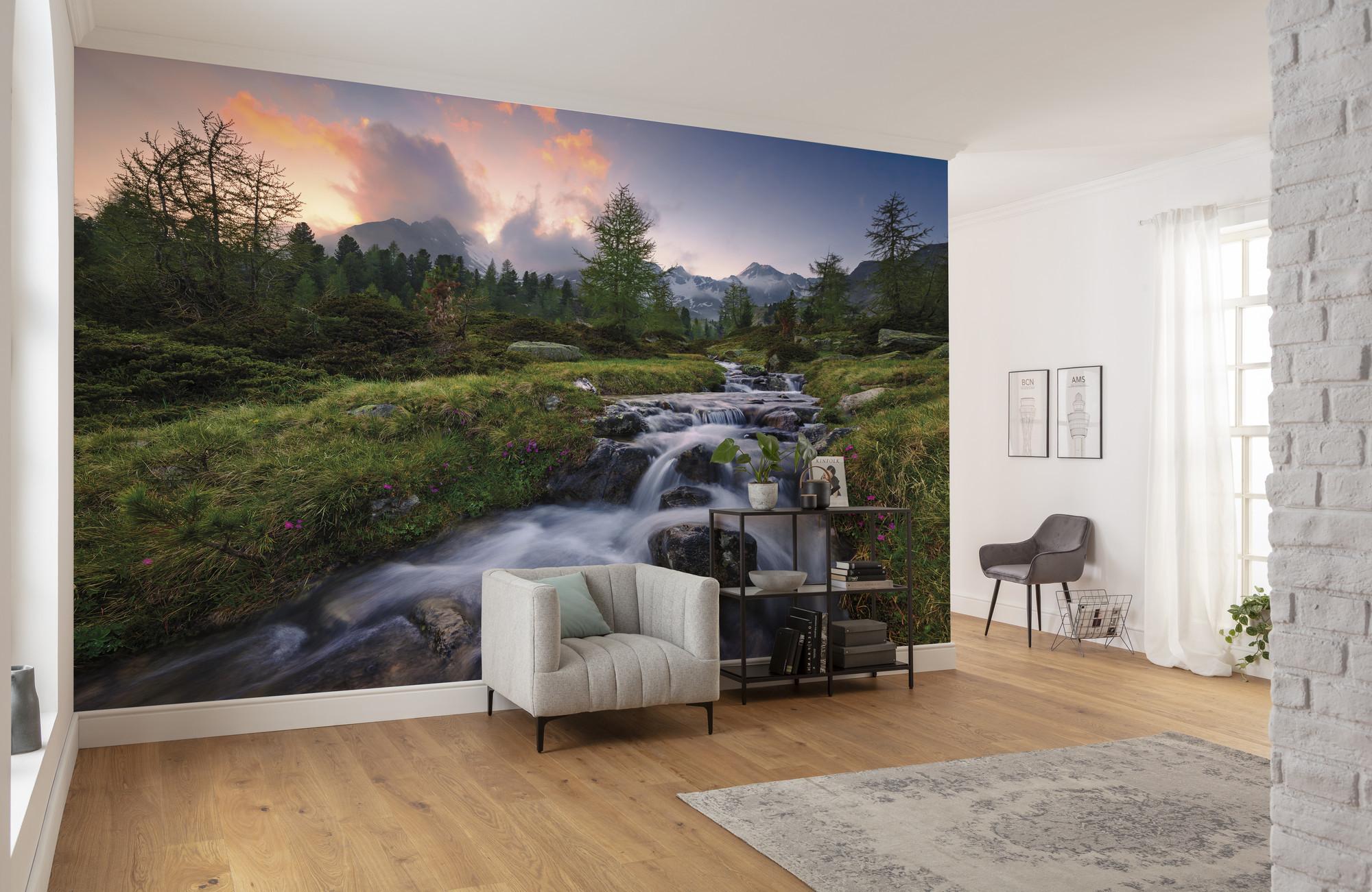 Fototapete Wild Paradise - Multicolor, Trend, Textil (450/280cm)