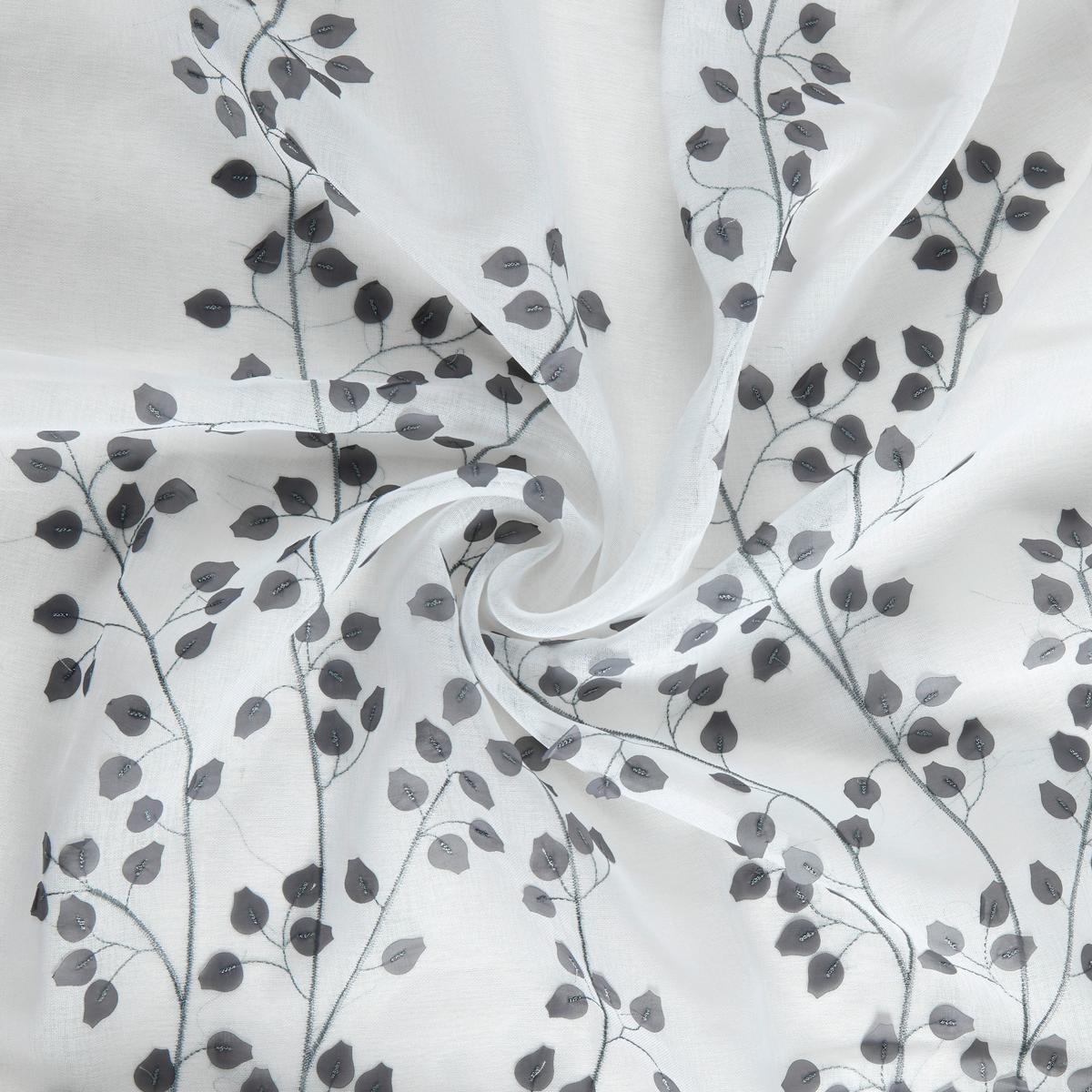 HOTOVÝ ZÁVĚS Livie, 135/245 cm - šedá/bílá, Basics, textil (135/245cm) - Mömax
