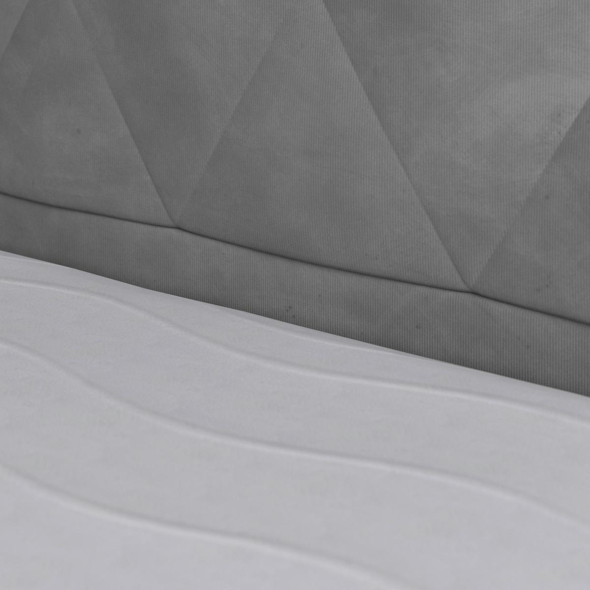 Boxspringbett Porto 180x200 cm Hellgrau - Hellgrau/Schwarz, MODERN, Karton/Holzwerkstoff (180/200cm) - MID.YOU