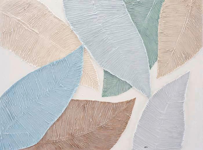 Olajfestmény 70/100cm - többszínű, Basics, textil (70/100cm)