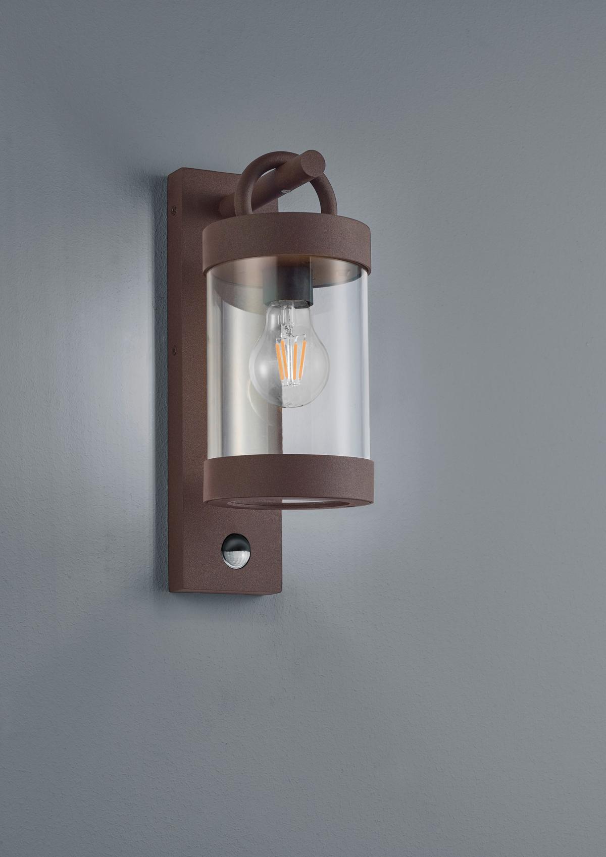 Außenwandleuchten Sambesi 28w Aluminium, Wandmontage - Rostfarben, Basics, Metall (12,5/33/18,6cm) - Trio Leuchten