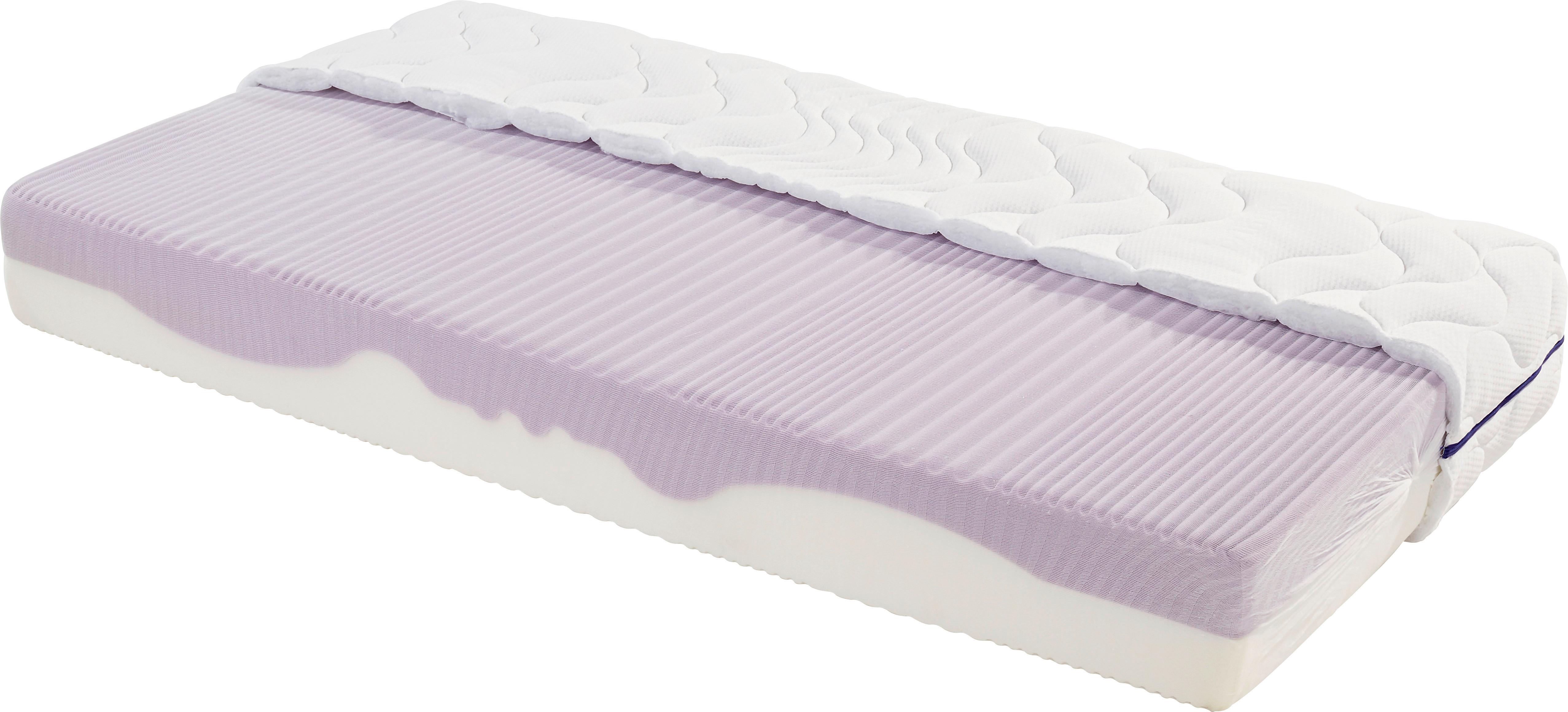 Komfortschaummatratze Ergo Duo 140x200 cm H2 H: 22 cm - Weiß, Textil (140/200cm) - Primatex
